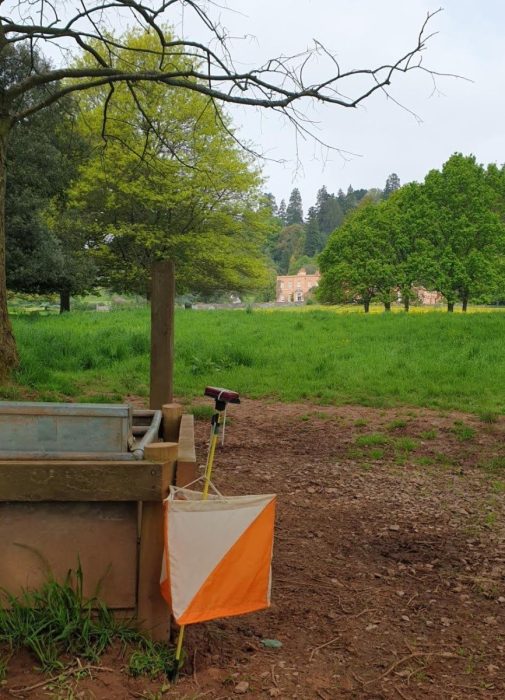 Killerton House as viewed from the water tank on Br/Bl courses